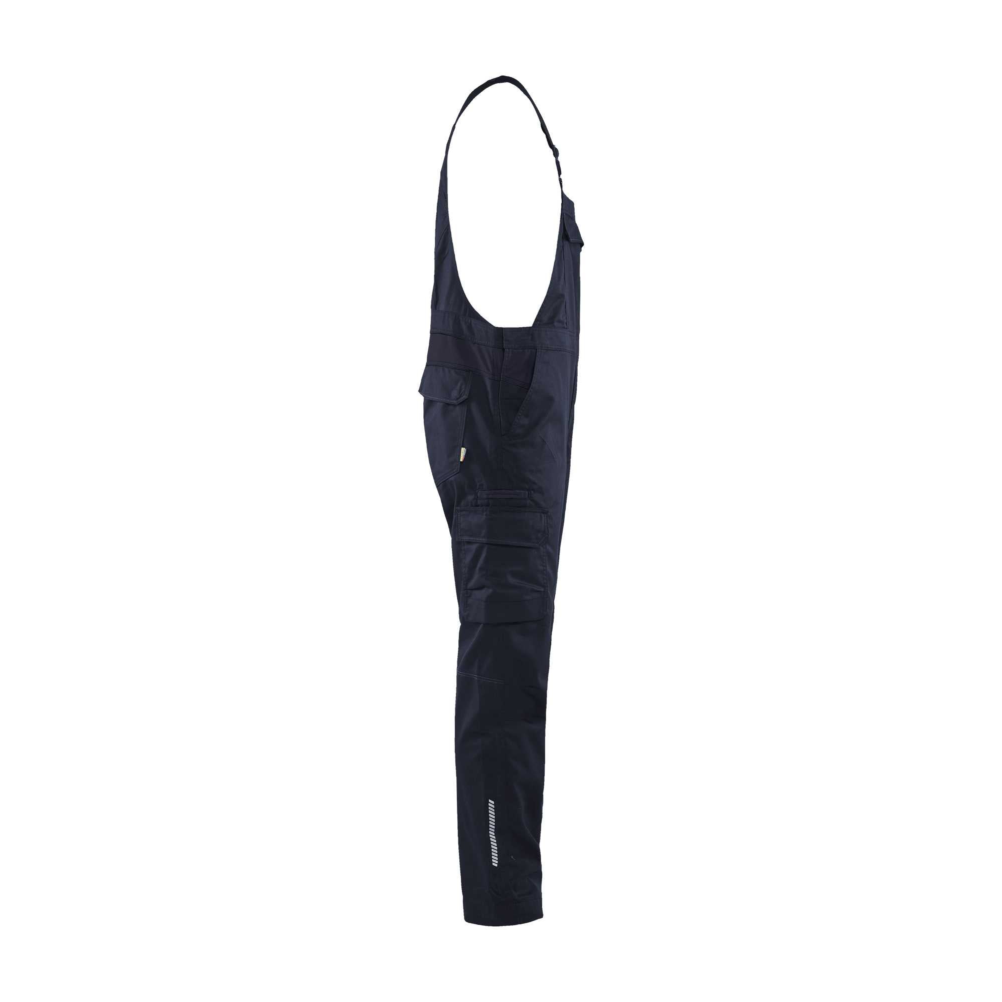 BLAKLADER 26661344 INDUSTRY BIB OVERALLS STRETCH Work Bib Trousers Men - cotton stretch fabric